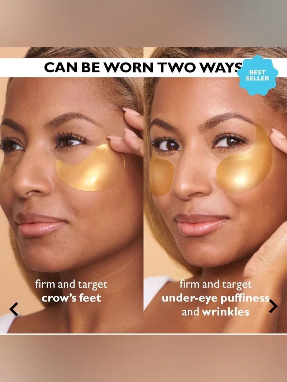 Peter Thomas Roth 24K Gold Firming HydraGel Eye Patches Hyaluronic Acid 10 Pairs